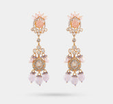 Polki Meenakari Earrings